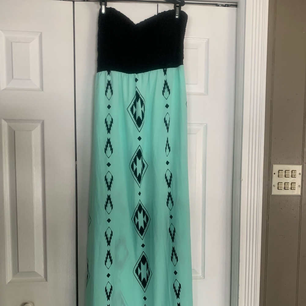Maxi dress strapless